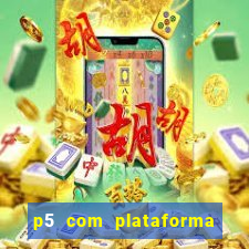 p5 com plataforma de jogos